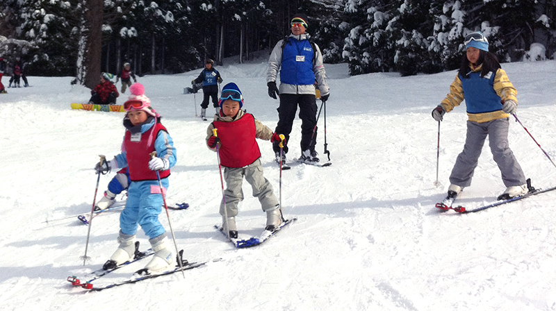 スキーレッスン